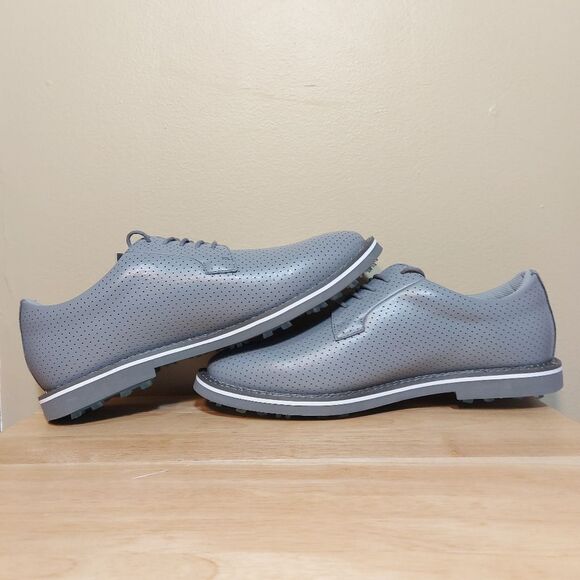 G/Fore Gallivanter Perforated Leather Golf Shoes Grey GMF00007 Men's Size 11.5 - Picture 4 of 7